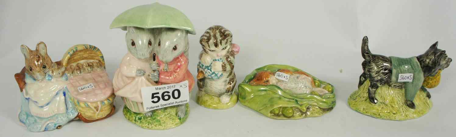 Appraisal: Royal Albert Beatrix Potter Figure Johnny Joiner Goody and Timmy