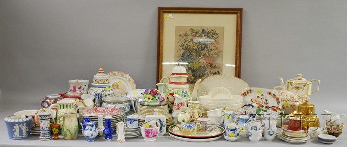 Appraisal: Large Lot of Assorted Transfer and Hand-painted Porcelain and Ceramic