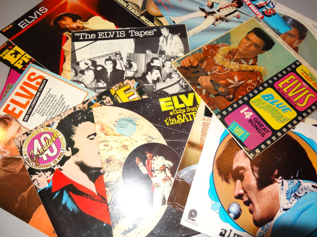 Appraisal: A collection of LP records Elvis to include Separate Ways