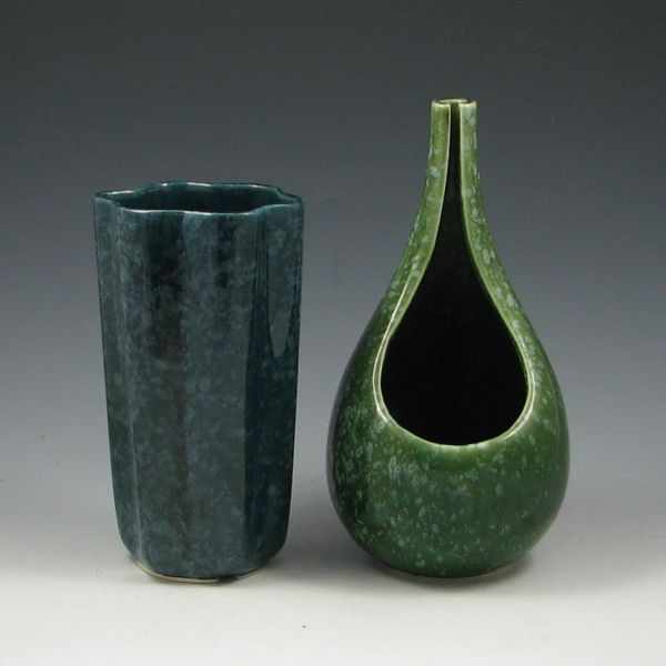 Appraisal: Two Hull Vases typical use condition