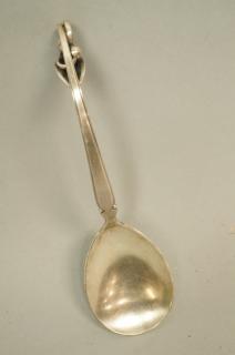 Appraisal: W S SORENSEN Sterling Danish Ladle Modern eleg W S