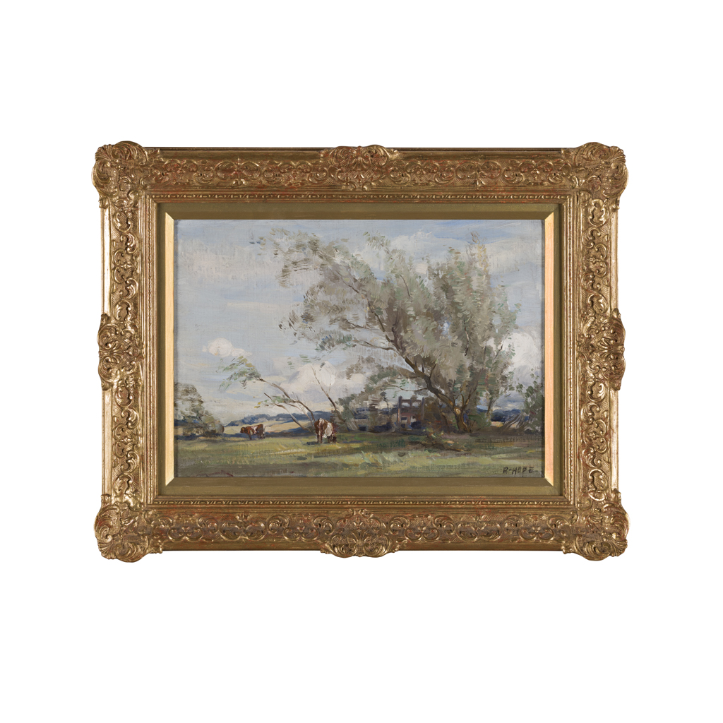 Appraisal: ROBERT HOPE R S A SCOTTISH - WILLOWS ON THE