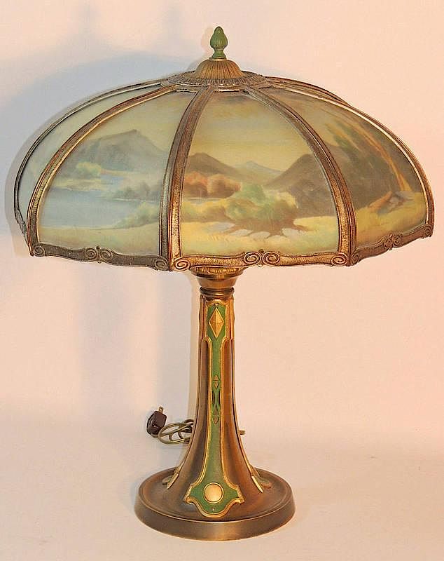 Appraisal: Arts and Crafts Table Lamp First quarter th Century With