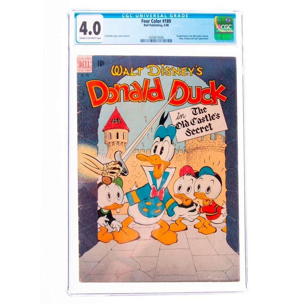 Appraisal: Donald Duck in The Old Castle's Secret CGC Universal Grade