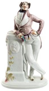 Appraisal: A PORCELAIN FIGURE OF A DANDY MEISSEN AFTER A MODEL