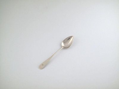 Appraisal: Alexander Stewart a silver old English pattern dessert spoon circa