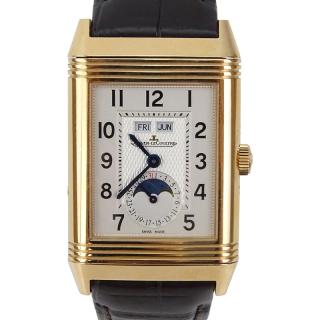 Appraisal: Man's Jaeger LeCoultre Karat Rose Gold Grand Reverso Watch Man's