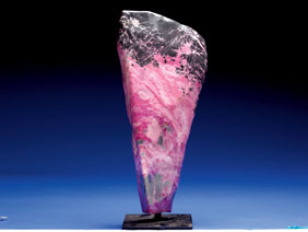 Appraisal: POLISHED RHODONITE BOULDER Evelyn Creek Mine Yukon Territories Canada Rhodonite