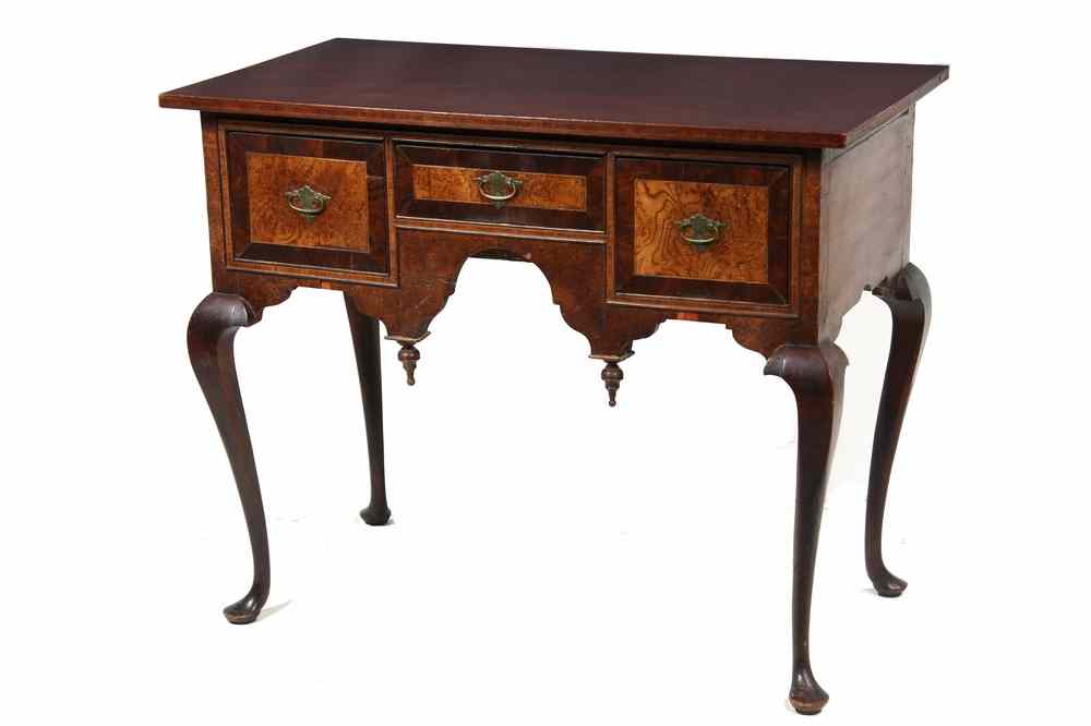 Appraisal: PERIOD QUEEN ANNE LOWBOY SERVER - Period Queen Anne Lowboy