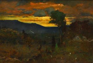 Appraisal: Painting Elliot Daingerfield Elliot Daingerfield American - Twilight Grandfather Mountain