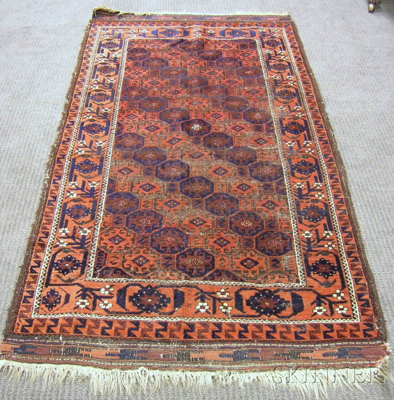 Appraisal: Baluch Rug Northeast Persia th th century ft in x