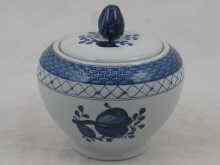 Appraisal: A Royal Copenhagen ceramic blue and white covered bowl cm