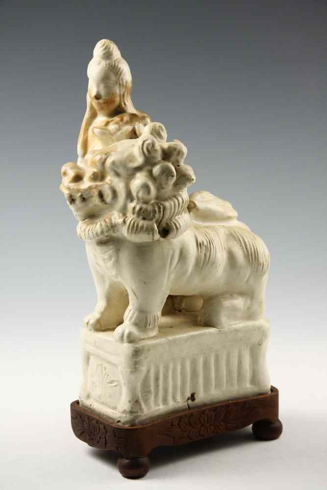 Appraisal: CHINESE PORCELAIN FIGURE - th c Chinese Blanc de Chine