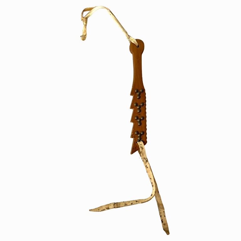 Appraisal: Central Plains Tribe Quirt Spur Horse Tail Central Plains Tribe