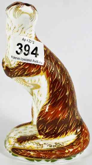 Appraisal: Royal Crown Derby Paperweight Playful Otter Boxed