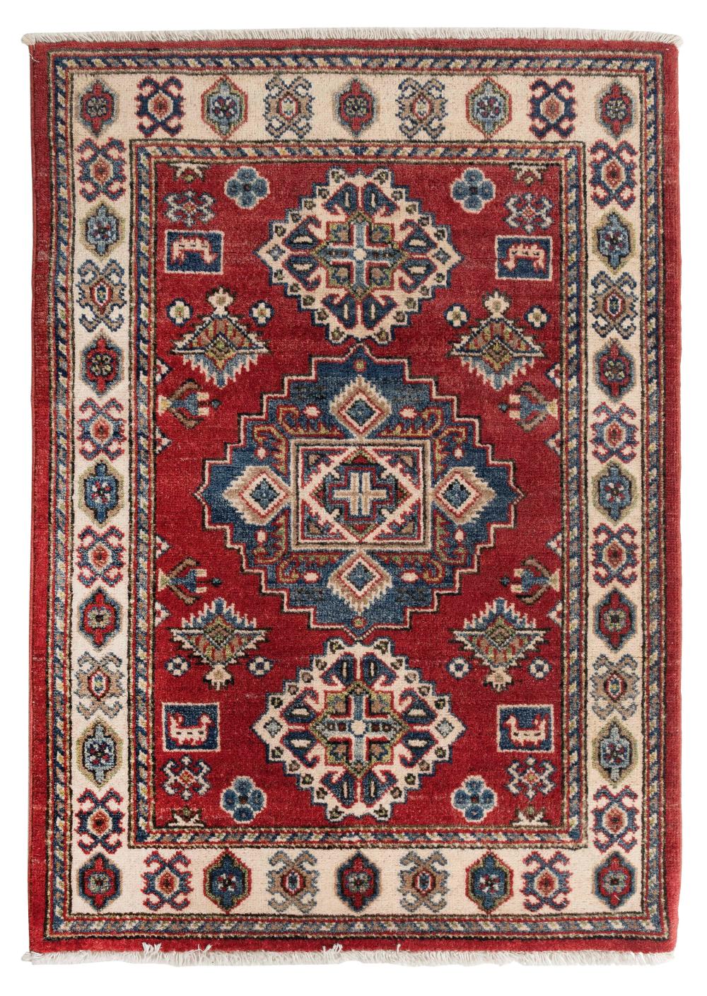 Appraisal: CAUCASIAN DESIGN RUG X ST CENTURYCAUCASIAN DESIGN RUG ' X