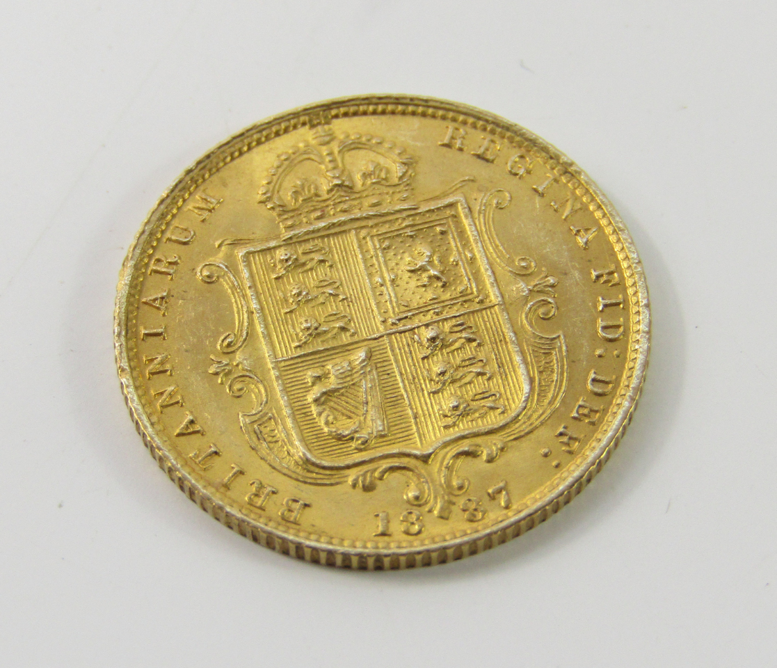 Appraisal: A Victorian gold half sovereign