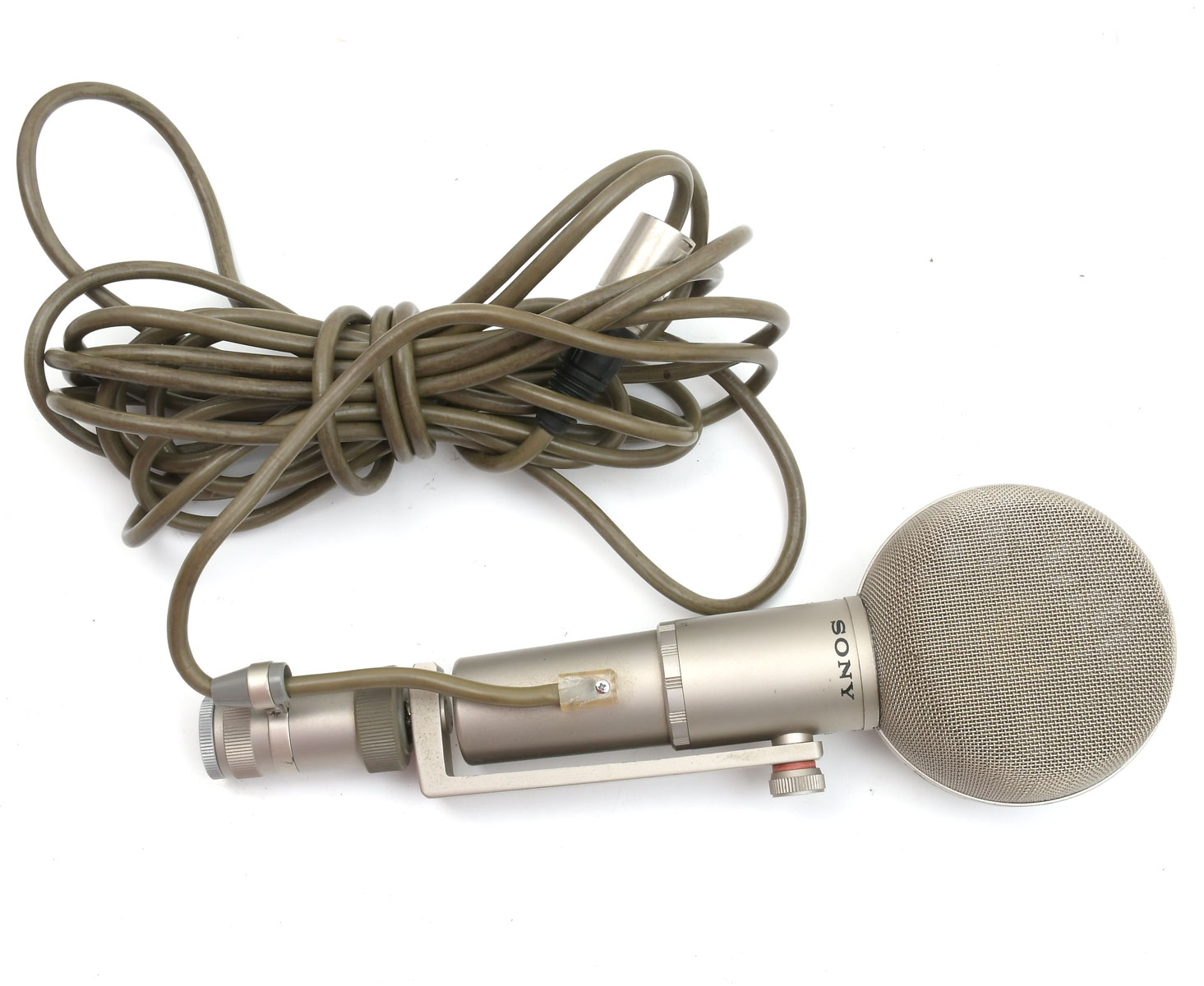 Appraisal: SONY CONDENSER MICROPHONE C- IN CASE From the estate of