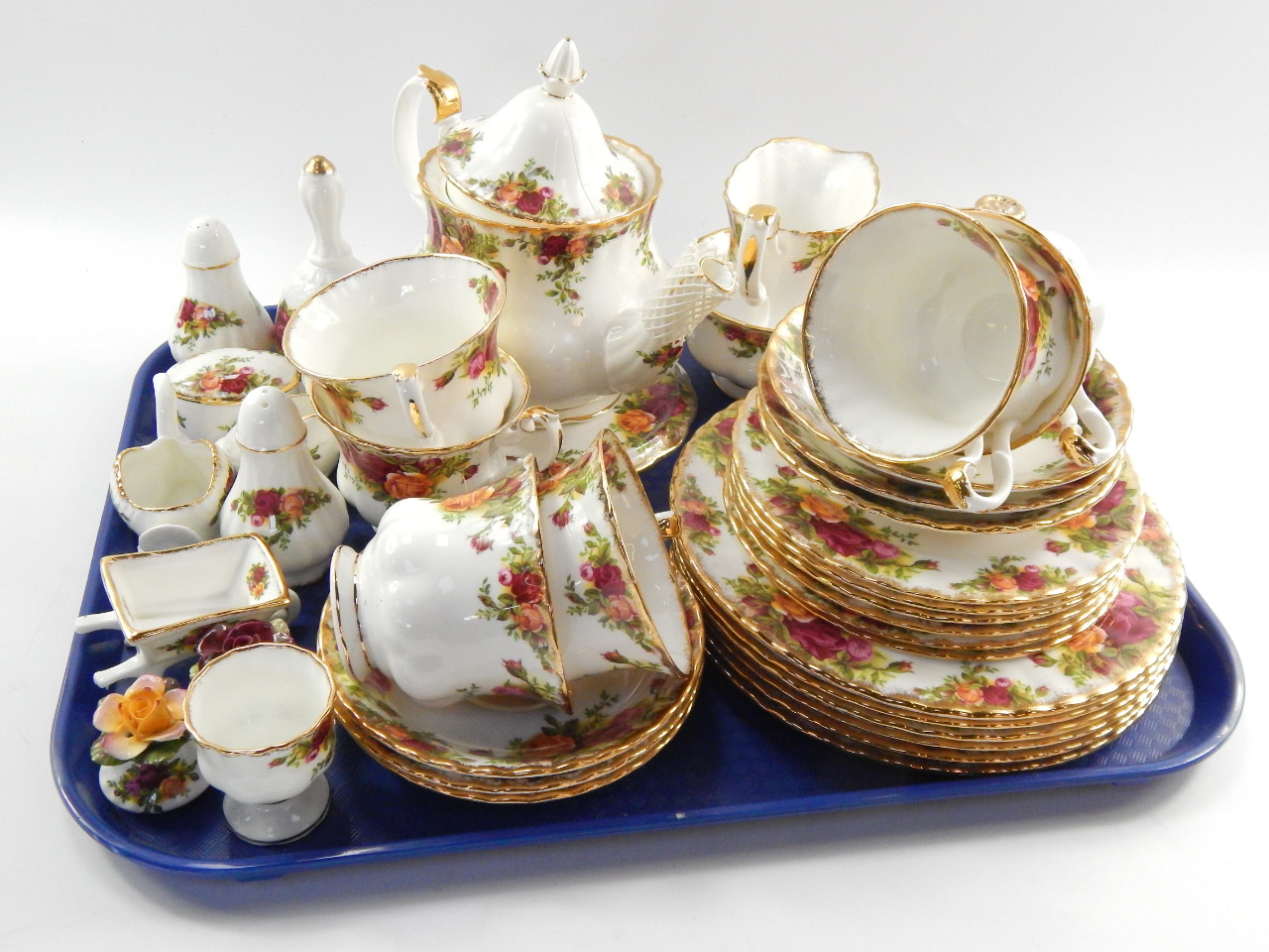 Appraisal: A Royal Albert porcelain part tea service decorated in the