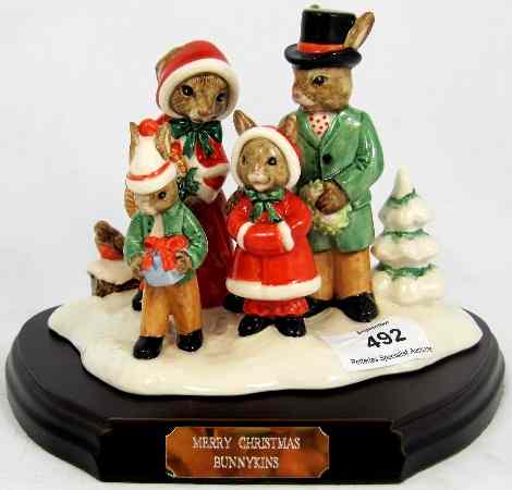 Appraisal: Royal Doulton Bunnykins Tableau Merry Christmas DB Limited edition Boxed