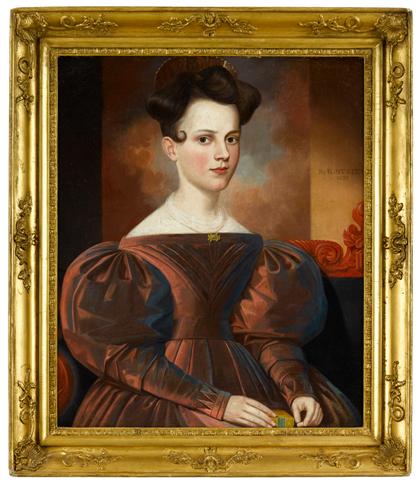 Appraisal: Robert Street - portrait of a young lady