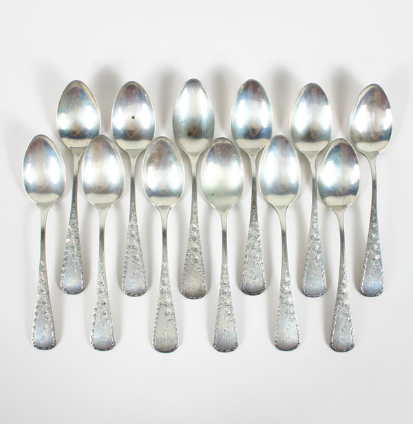 Appraisal: Lot of Gorham sterling silver spoons in the Cherry Blossom