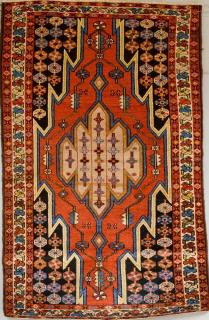 Appraisal: Mazlagan Rug Iran c ft in x ft in Estimate