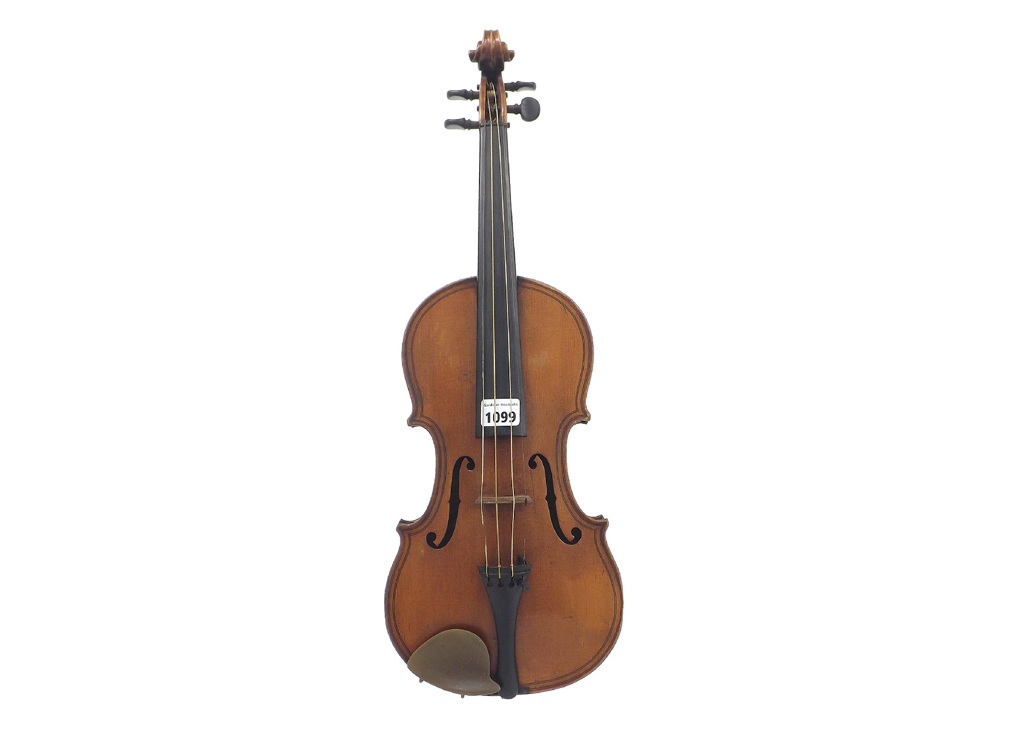 Appraisal: German double purfled violin circa cm