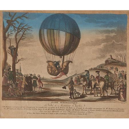 Appraisal: After Desrais GLOBE AEROSTATIQUE H-c engraving t w Artist Unknown