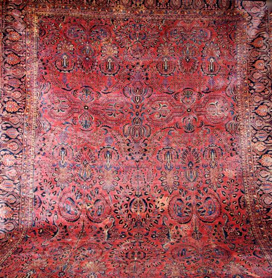 Appraisal: A Sarouk Rug feet inches x feet inches