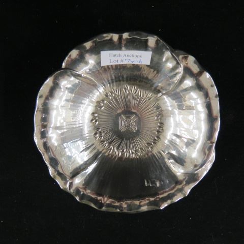 Appraisal: Shreve Co Sterling Silver Bowl floral for the Conclave grams