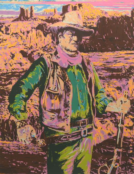 Appraisal: PAUL BLAINE HENRIE AMERICAN - x The Duke John Wayne