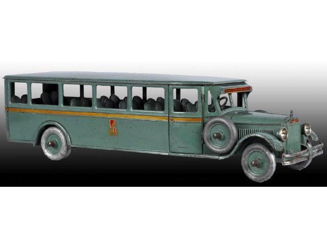 Appraisal: Pressed Steel Buddy L Toy Bus Description Circa Enclosed front