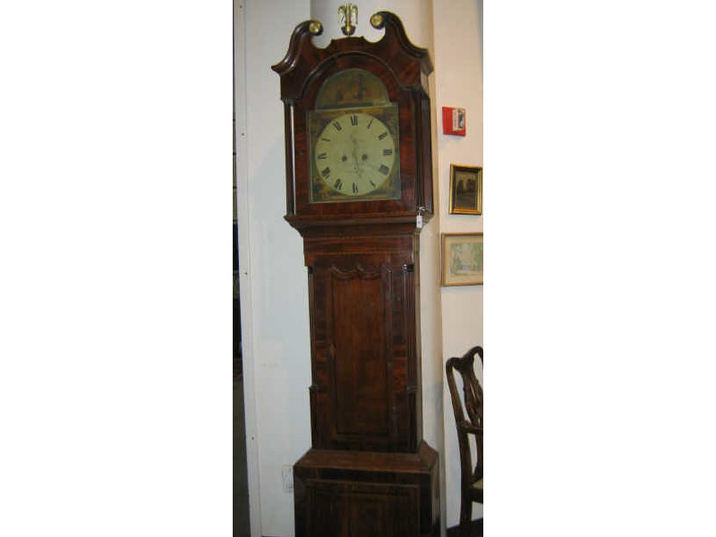 Appraisal: ENGLISH EARLY TH CENTURY TALL CASE CLOCK The bonnet with