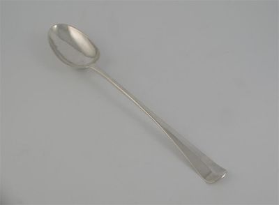 Appraisal: A George III Irish serving spoon Hanoverian pattern with a