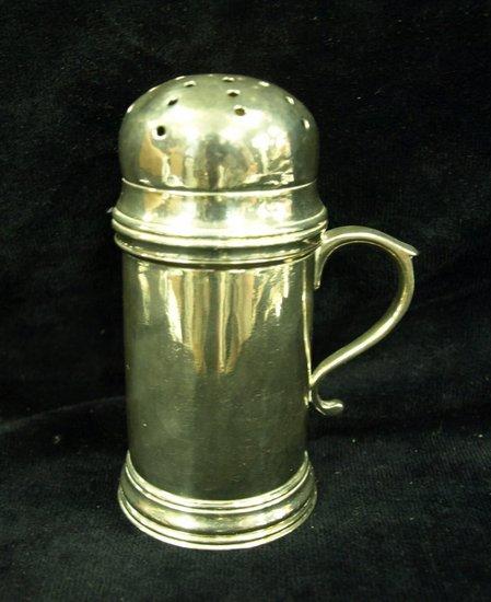 Appraisal: A kitchen pepper pot George Gilliam London marked beneath 'Gilliam