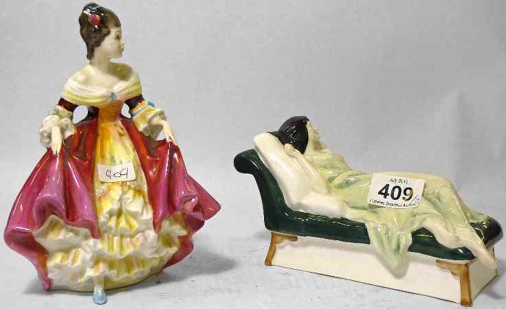 Appraisal: Royal Doulton Figures Southern Belle HN and Sleeping Beauty HN