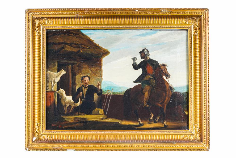 Appraisal: ERSKINE NICOL KNIGHT SHEPHERD circa oil on canvas signed and