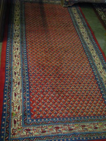 Appraisal: Oriental rug traditional Persian field of flowers ' x '