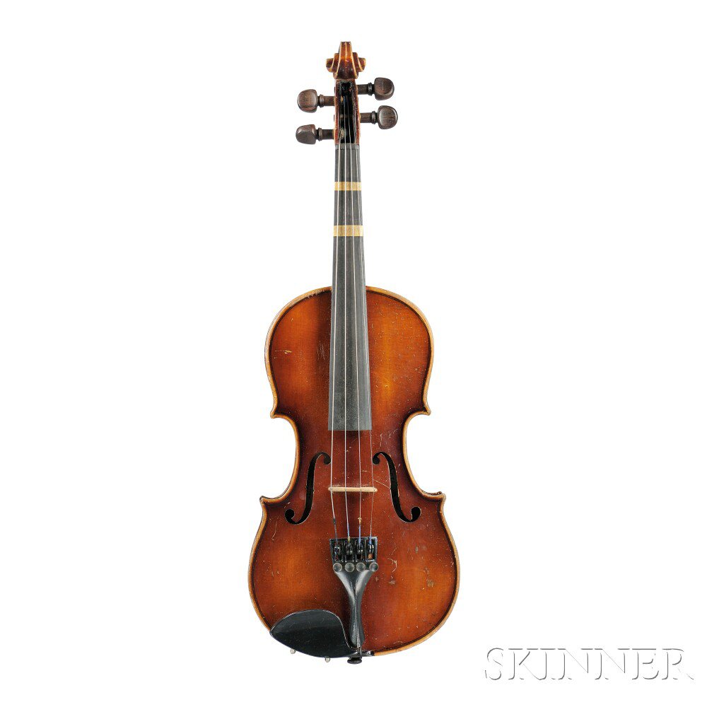 Appraisal: Child's -size German Violin E R Pfretzschner Mittenwald bearing the