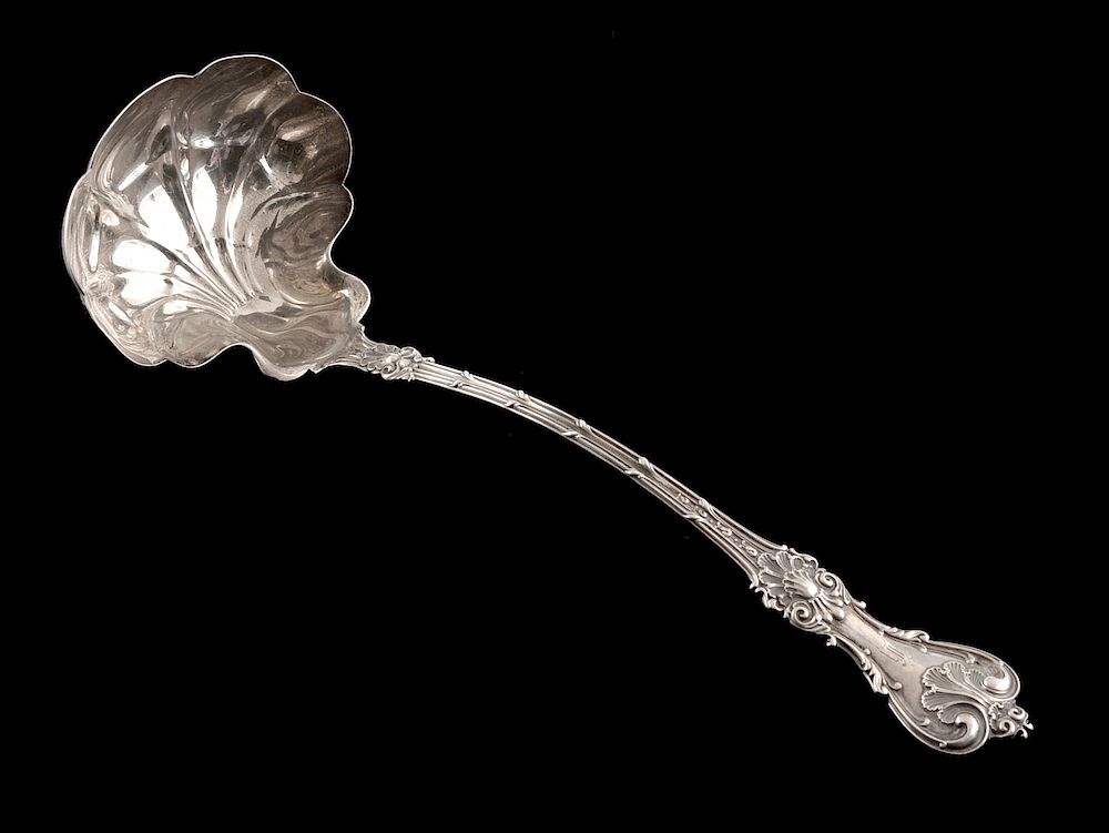 Appraisal: Whiting King Edward pattern sterling silver ladle Whiting King Edward