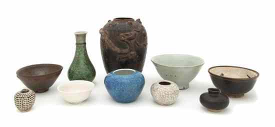 Appraisal: A Collection of Ten Southeast Asian Ceramic Articles comprised of