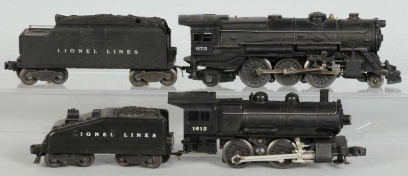 Appraisal: Lot of Lionel O-Gauge Steam Locomotives Description Post-war Includes Korean