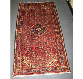 Appraisal: Hamadan Oriental area rug ' x '