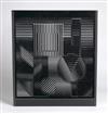 Appraisal: VICTOR VASARELY Naissance Bach Screenprint on Plexiglas multiple x x