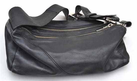 Appraisal: A BLACK SHOULDER BAG BY ARMANI EXCHANGE