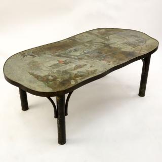 Appraisal: Vintage Philip and Kelvin Laverne American c Acid-etched and Patinated