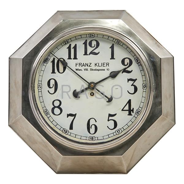 Appraisal: ADOLF LOOS Wall clock Condition Report New acrylic cover original