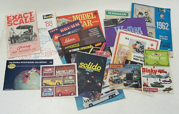 Appraisal: Model car kit catalogues A large accumulation of auto catalogues