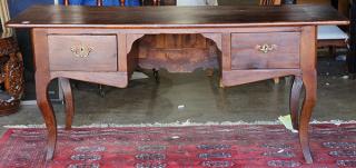 Appraisal: Louis XV style writing desk Louis XV style writing desk